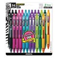 Zebra Pen Z-Grip Ballpoint Pen, Med Point, PK24 12271